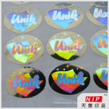 Custom 3D Holographic Decals Stickers with Sequential Number Printing